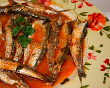 Bocartes en Cazuela de Santoña