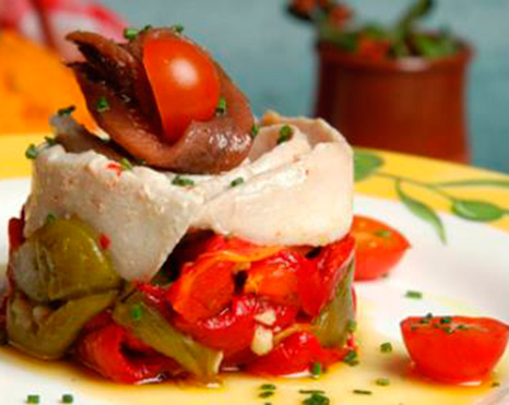 Ensalada de pimientos de Isla de Santoña