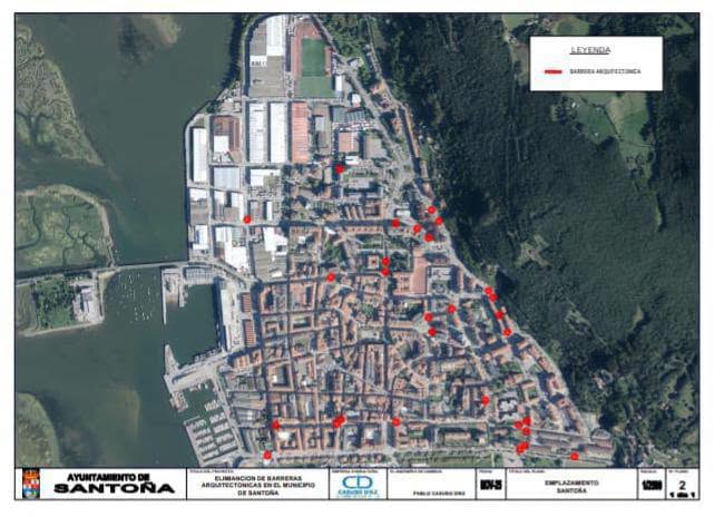 SANTOÑA AVANZA EN ACCESIBILIDAD: 38 actuaciones para eliminar barreras arquitectónicas. El Ayuntamiento de Santoña continúa trabajando para conseguir un municipio más accesible, más seguro y más cómodo para todas las personas.