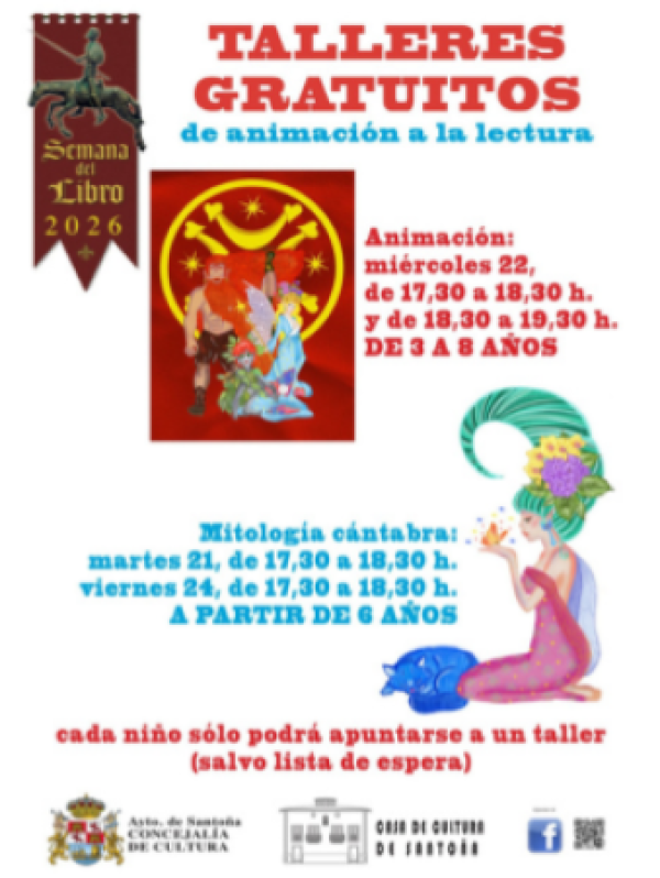  Talleres infantiles en la Semana del Libro