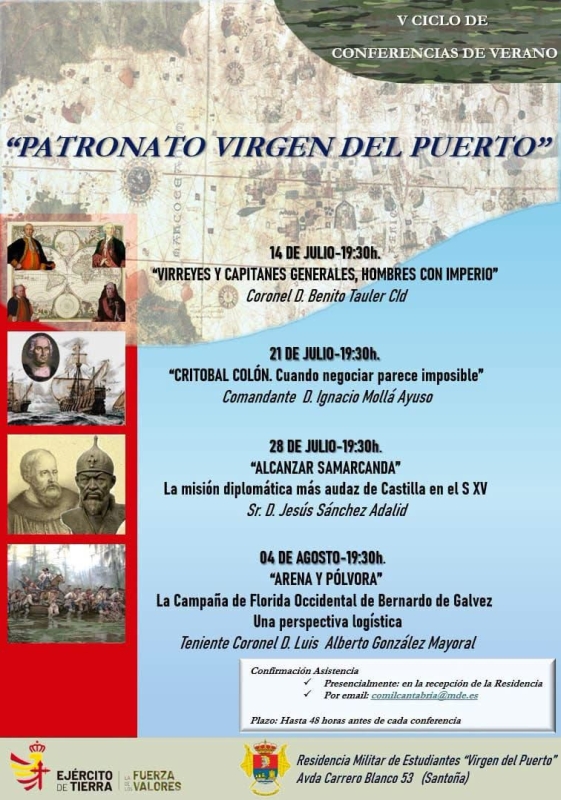 CONFIRMAR ASISTENCIA. 48h antes de cada Conferencia