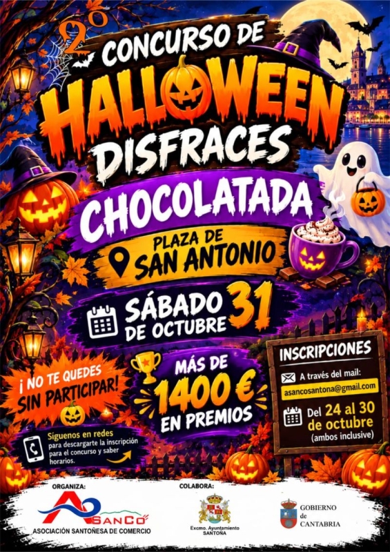 CONCURSO DE HALLOWEEN Y CHOCOLATADA